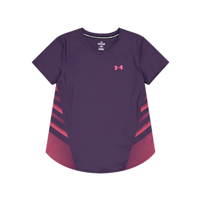 Ua Iso-chill Laser Tee Ii Tux Purple