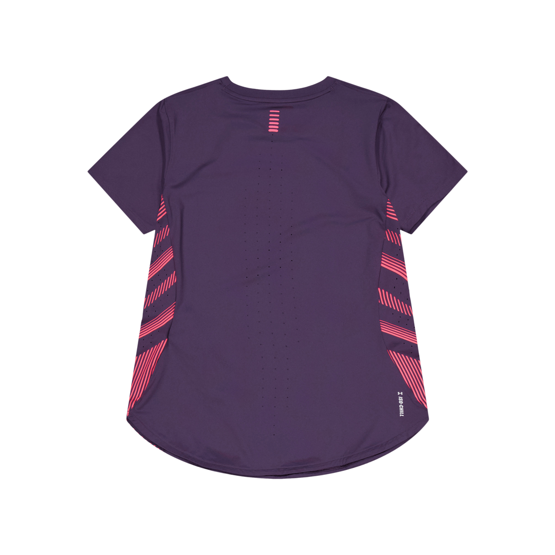 Ua Iso-chill Laser Tee Ii Tux Purple
