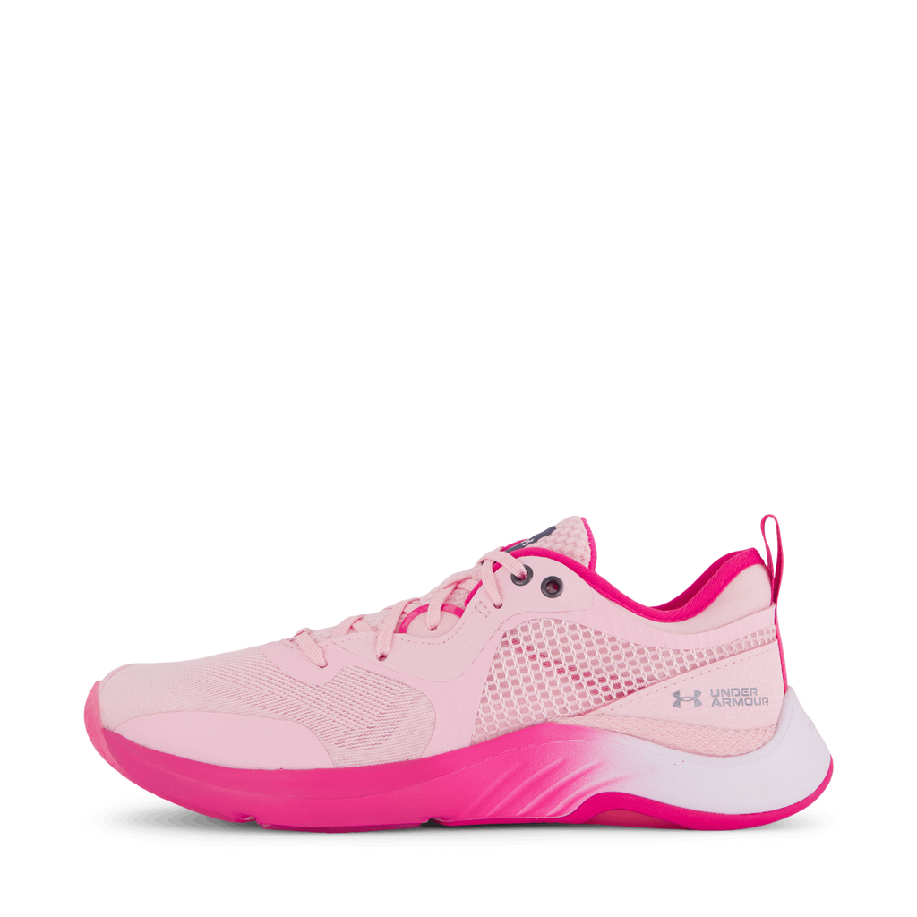 Under armour online pink tennis shoes