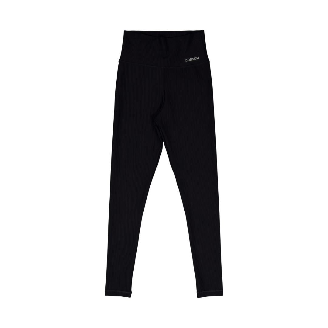 Ribbed Tights Wmn Black
