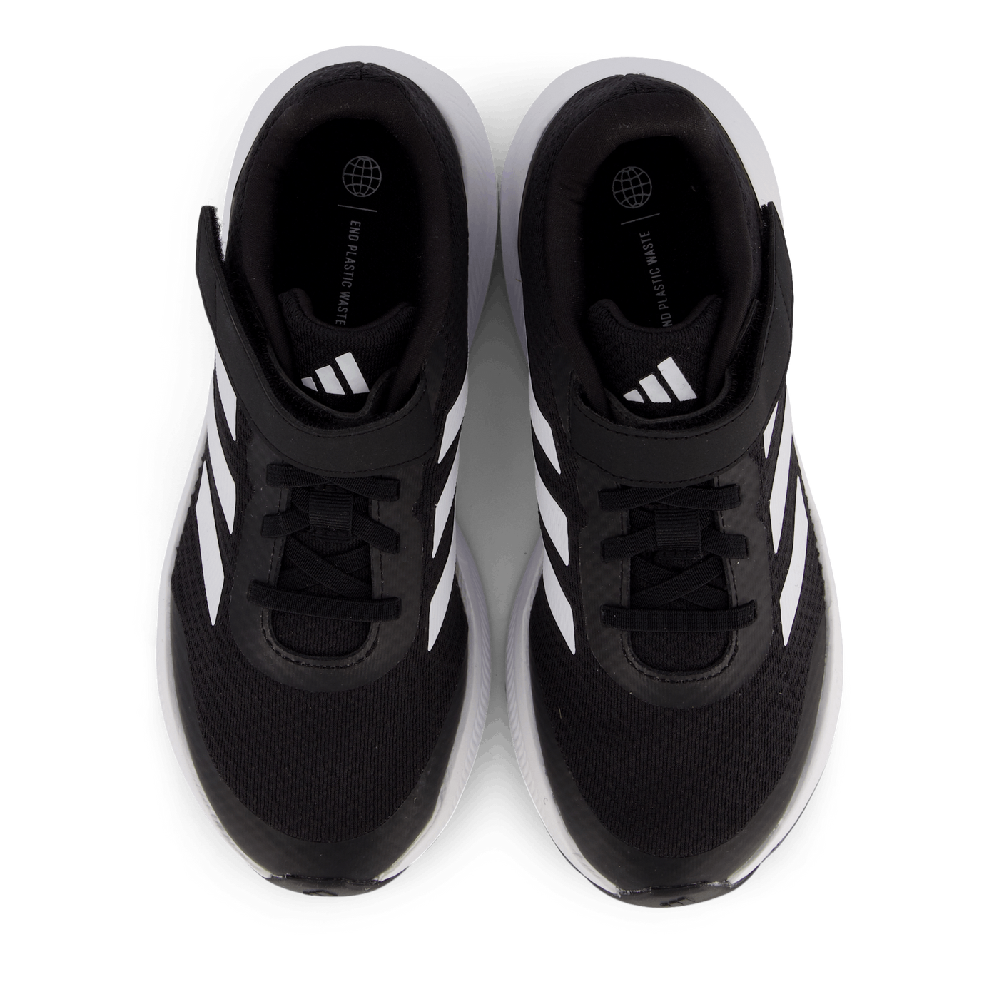 RunFalcon 3.0 Elastic Lace Top Strap Shoes Core Black / Cloud White / Core Black
