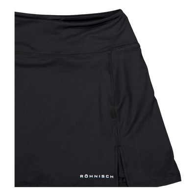 Court Jersey Skort Black