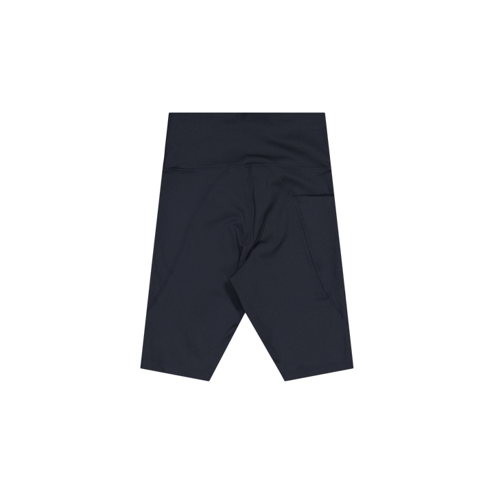 Flattering High Waist Bike Tig Black