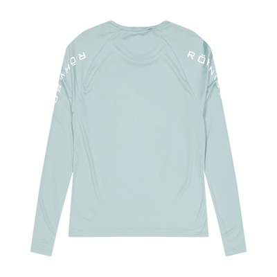 Active Logo Long Sleeve Silver Blue