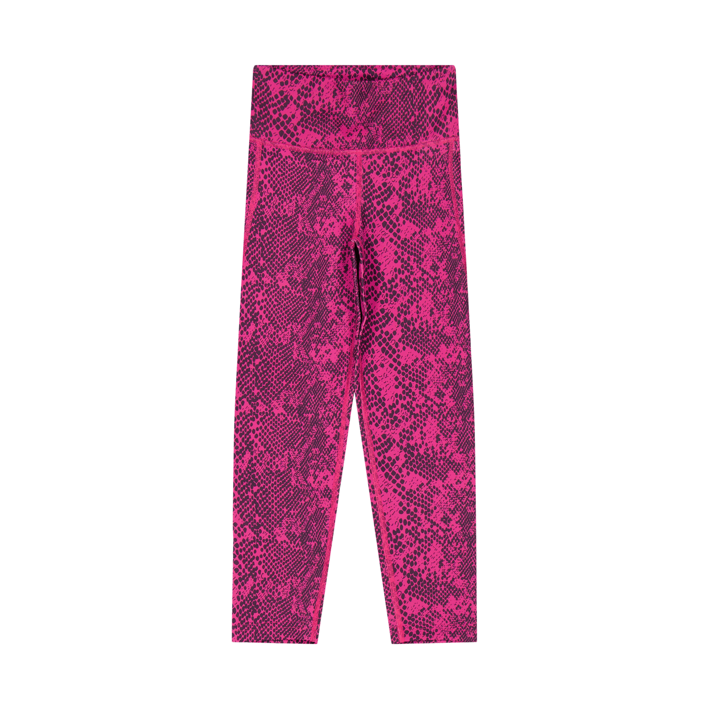 AEROREADY Animal-Print Optime 7/8 High-Rise Pocket Leggings Selufu/Carbon/White