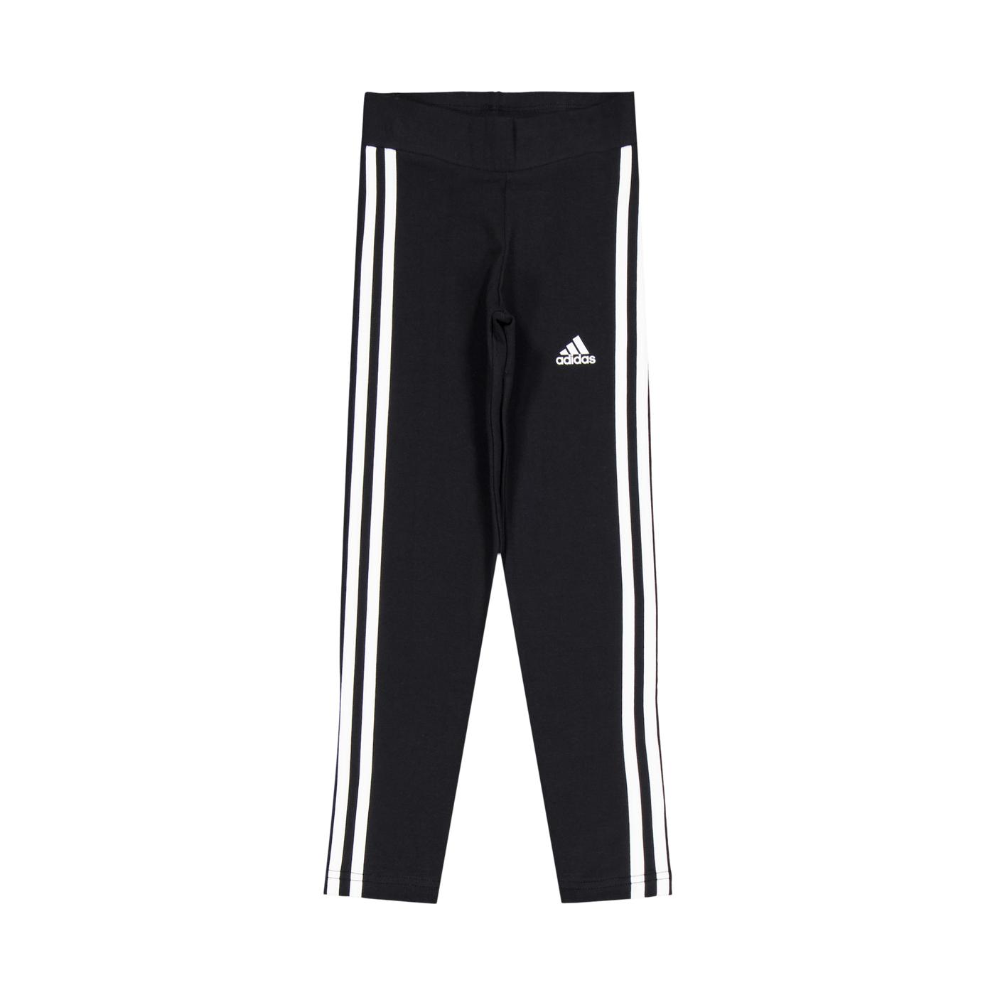 Essentials 3-Stripes Cotton Leggings Black