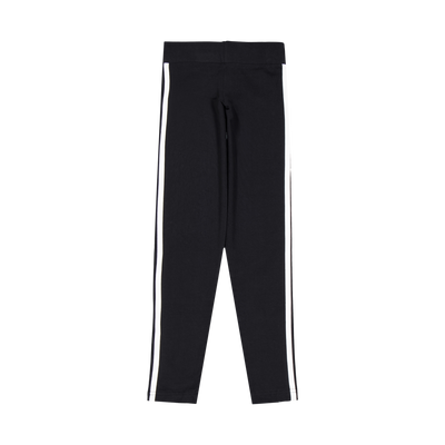 Essentials 3-Stripes Cotton Leggings Black