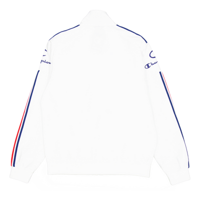 Full Zip Sweatshirt White
