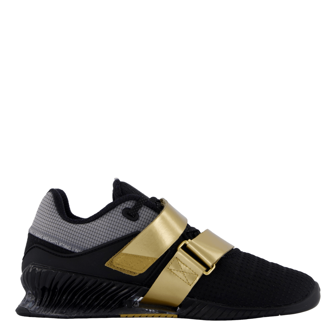Romaleos 4 Black metallic Gold white Nike Runforest