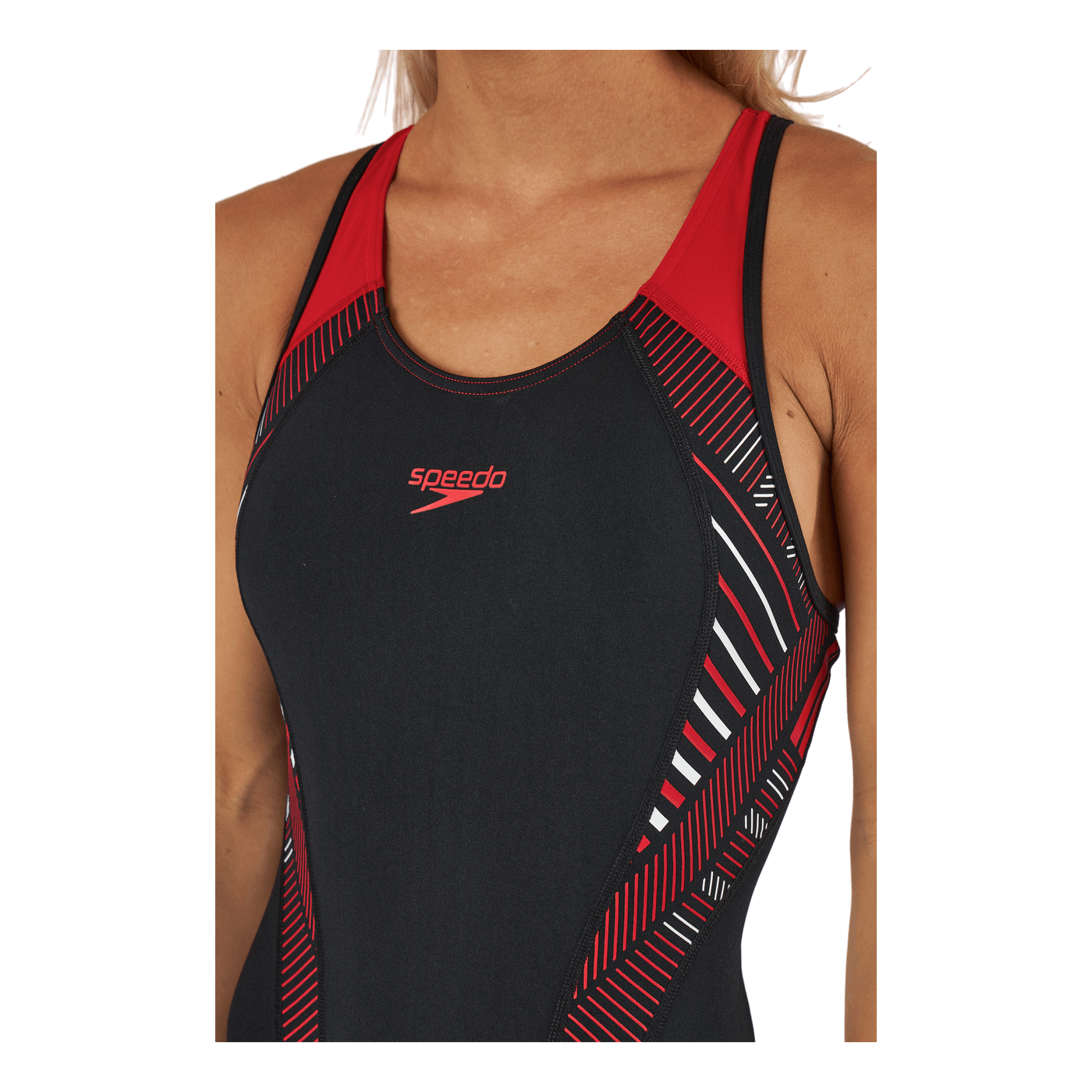 Placement Laneback Black/red