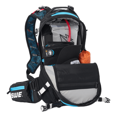 Flow 16l Mtb Protector Pack Black/malmoe Blue