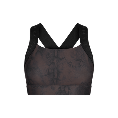 Kay Printed Sportsbra Brown Snake