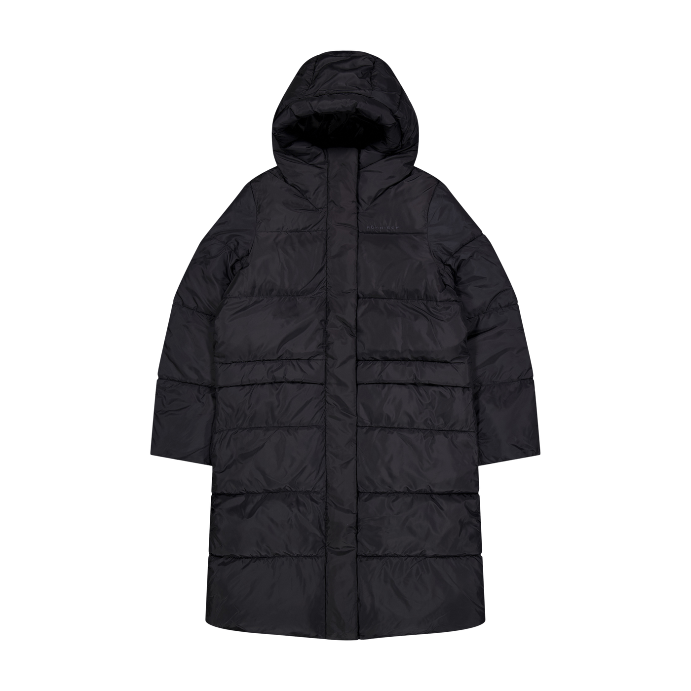 Reign Hood Coat Black