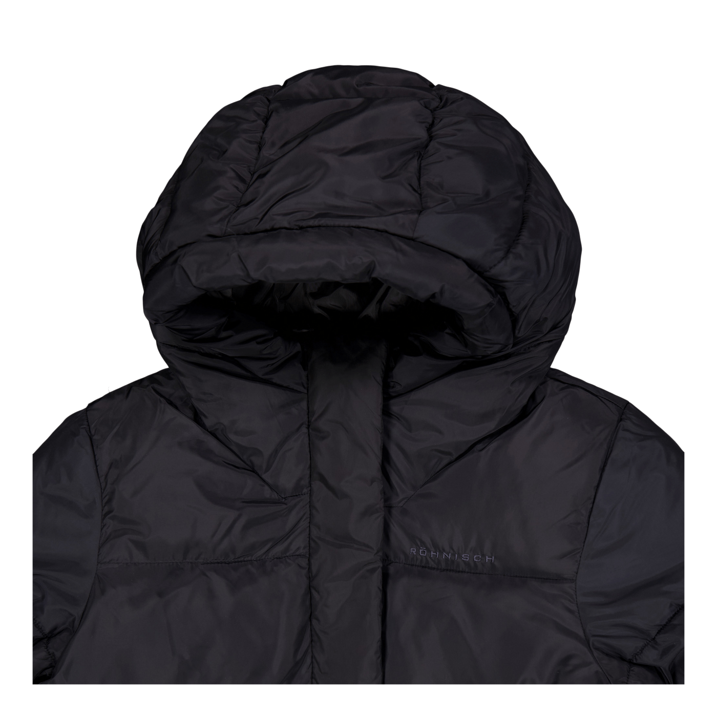 Reign Hood Coat Black