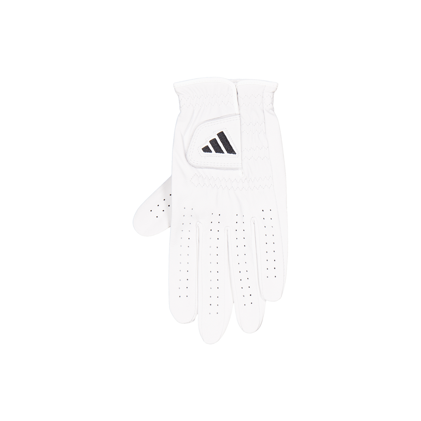 Ultimate Single Leather Golf Glove White / Black