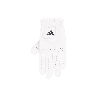 Ultimate Single Leather Golf Glove White / Black