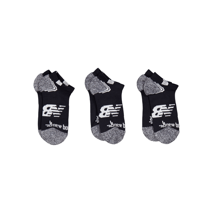 New Balance Unisex No Show Run Black,white