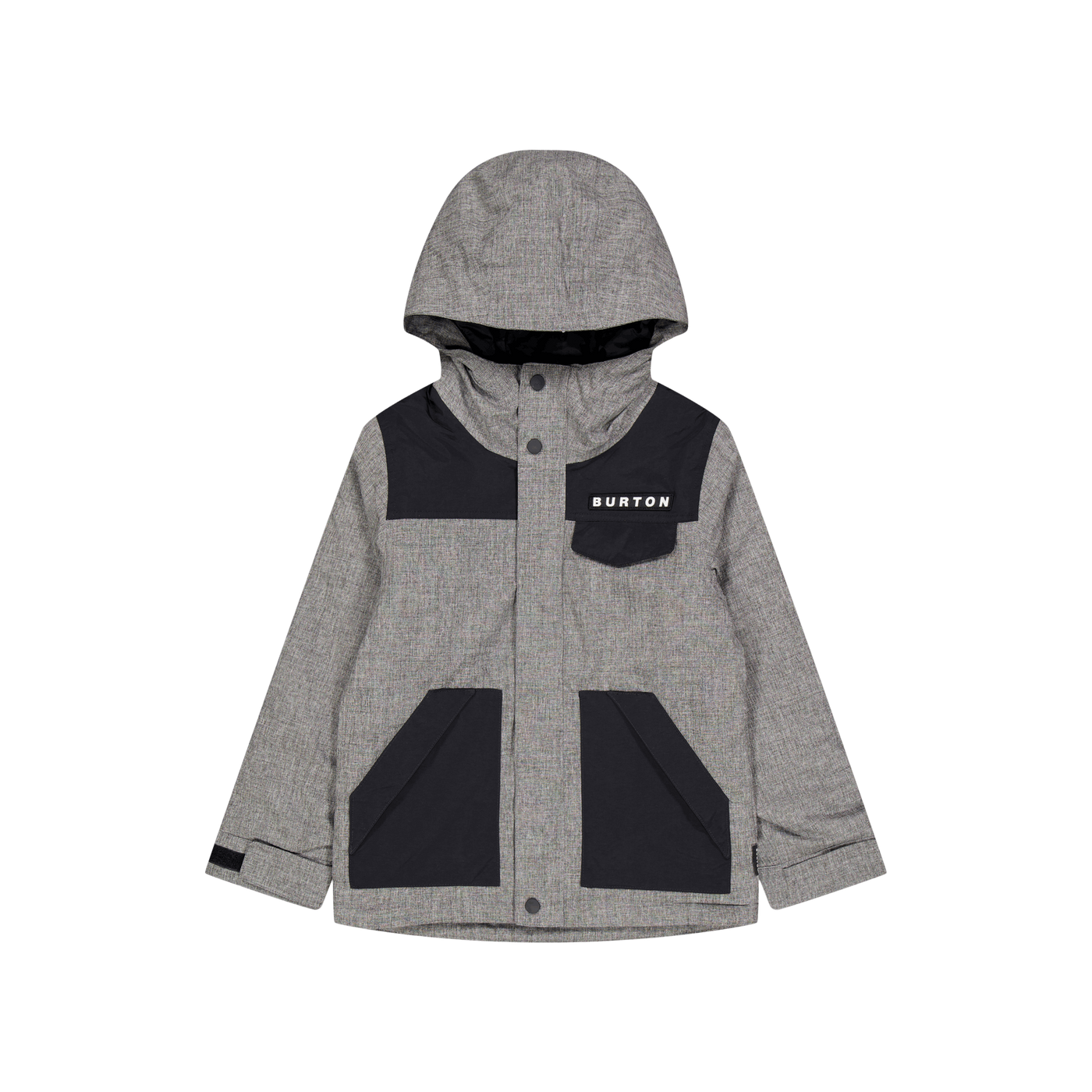 Boys Dugout Jacket Black/grey Grey, Black