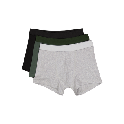 Bread & Boxers 3-pack Boxer Brief Mixed Color ,, Forest Gre