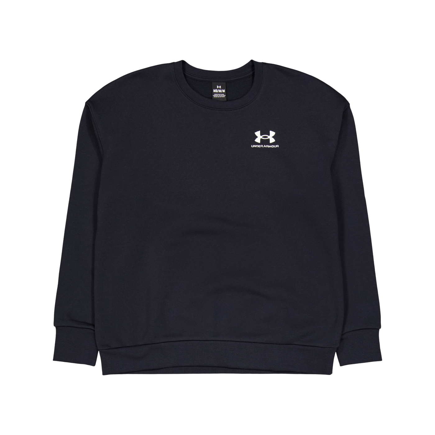 Essential Fleece Crew Black
