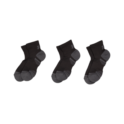 Ua Performance Tech 3pk Qtr Black