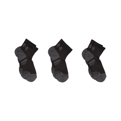 Ua Performance Tech 3pk Qtr Black