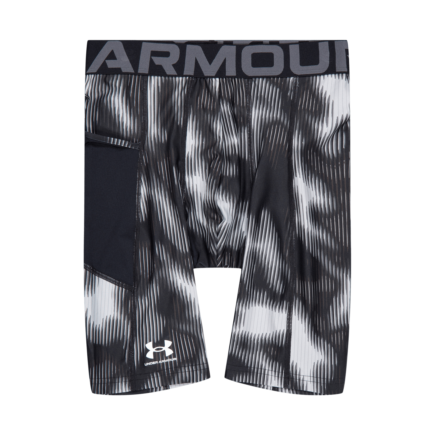 Ua Hg Prtd Long Shorts Black