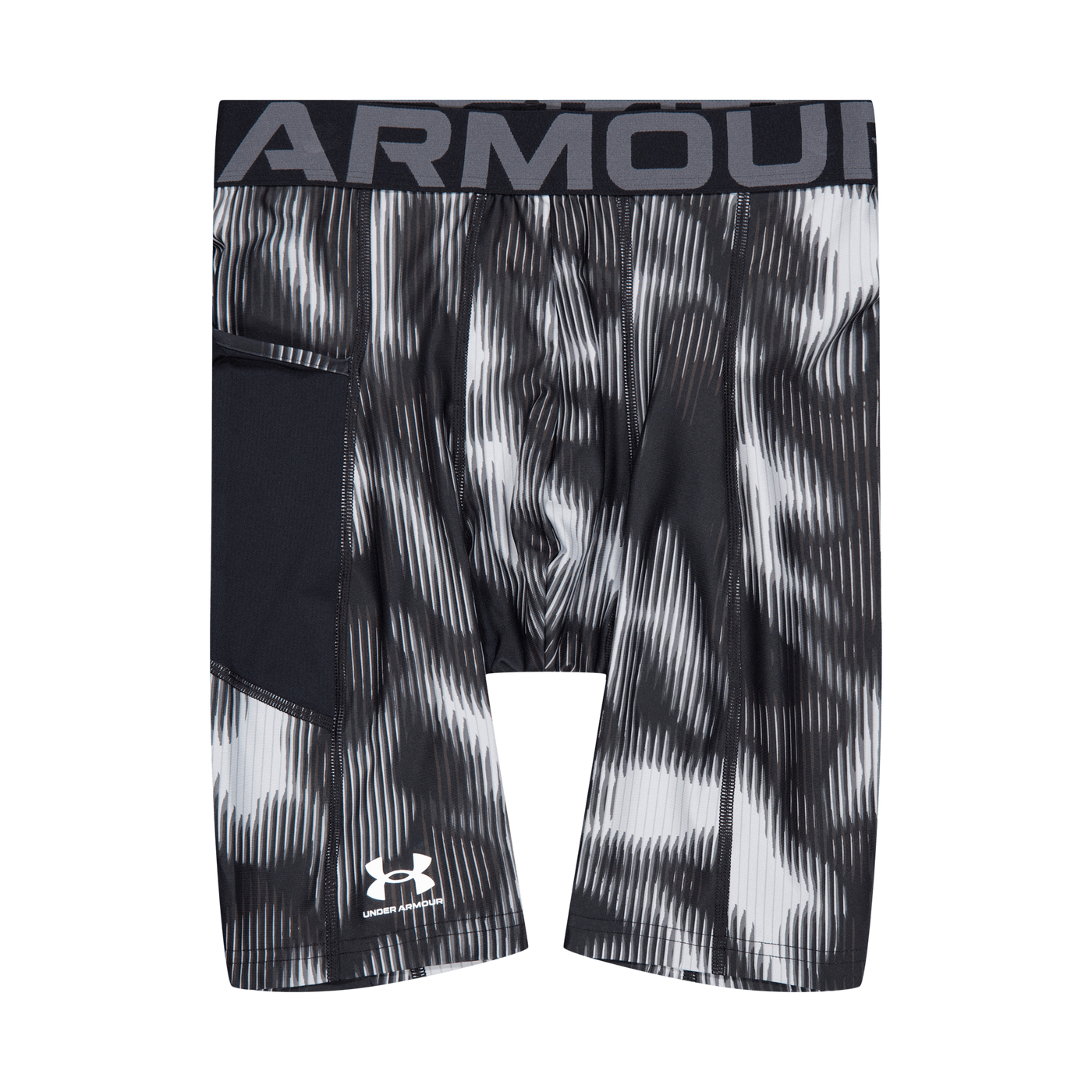 Ua Hg Prtd Long Shorts Black