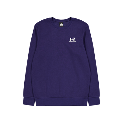Ua Essential Fleece Crew Midnight Navy