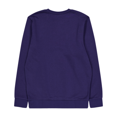Ua Essential Fleece Crew Midnight Navy