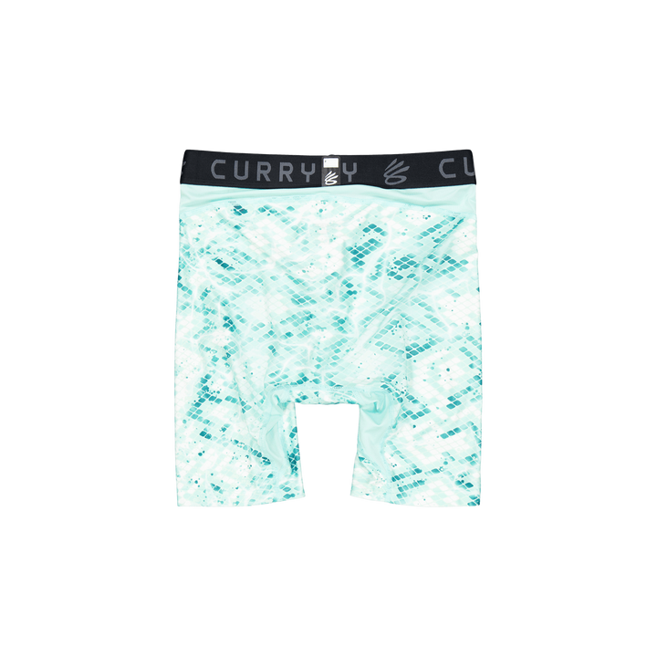 Ua Curry Hg Prtd Shorts Neo Turquoise