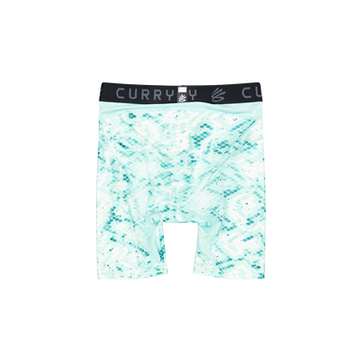Ua Curry Hg Prtd Shorts Neo Turquoise