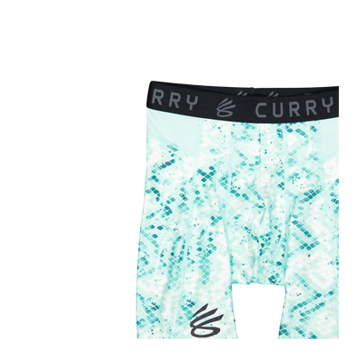 Ua Curry Hg Prtd Shorts Neo Turquoise