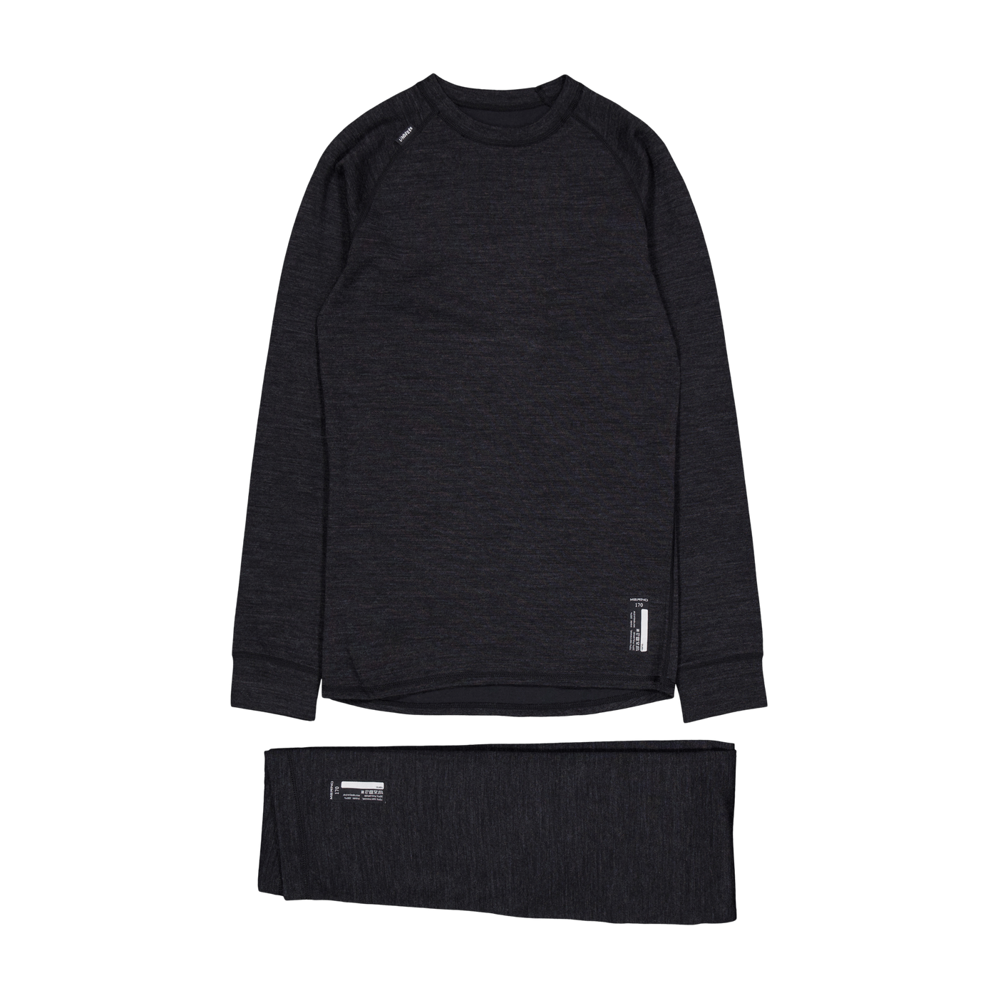 Merino Set Black Melange