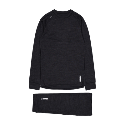 Merino Set Black Melange