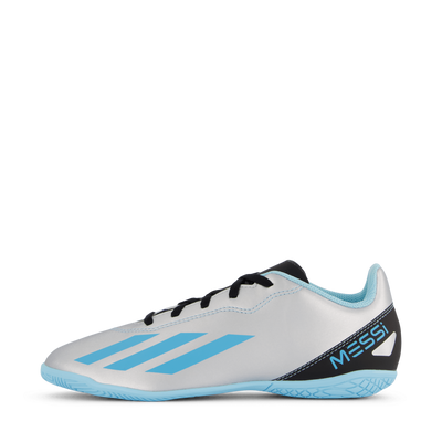 X Crazyfast Messi.4 Indoor Boots Silver Met.