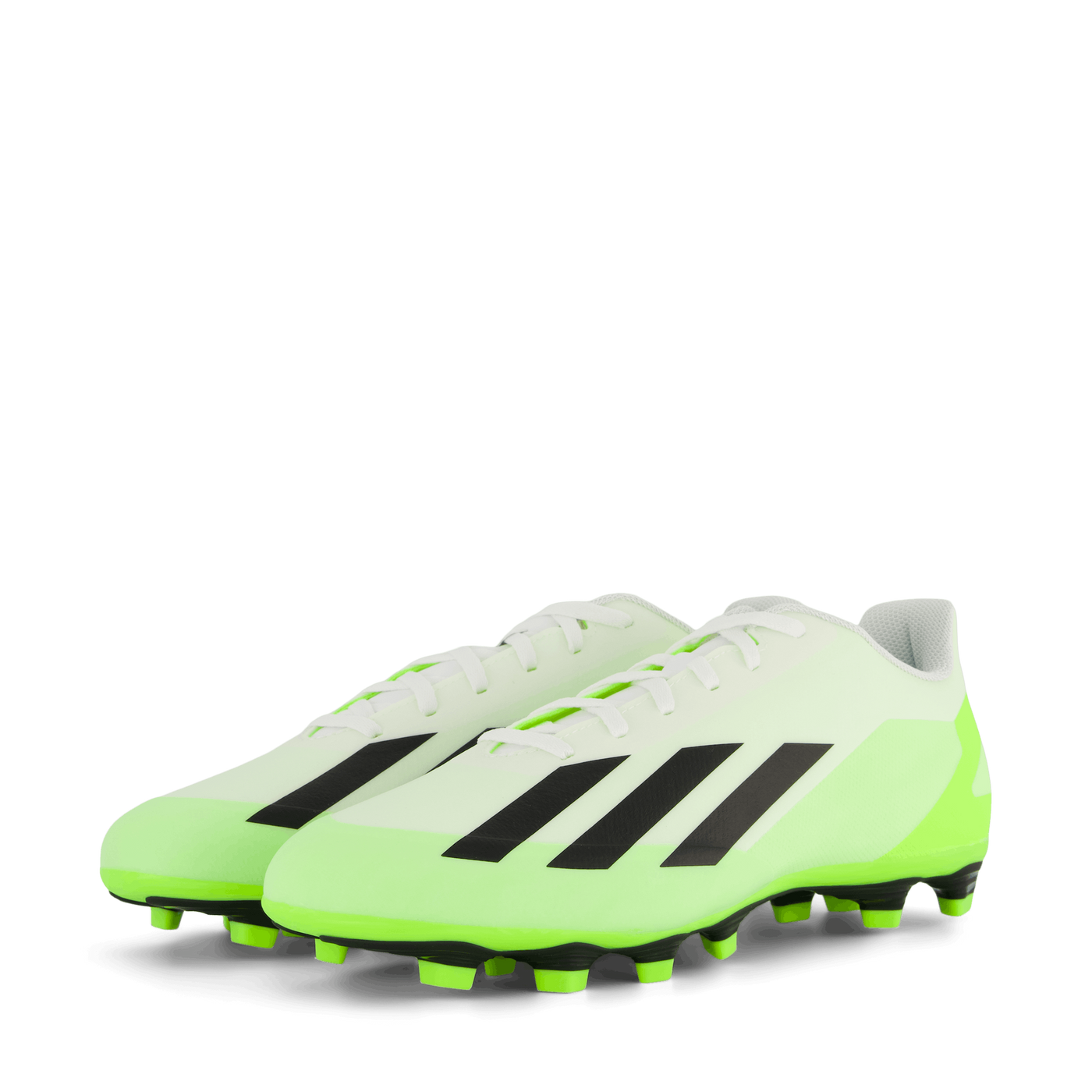 X Crazyfast.4 Flexible Ground Boots Cloud White / Core Black / Lucid Lemon