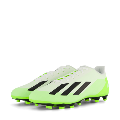 X Crazyfast.4 Flexible Ground Boots Cloud White / Core Black / Lucid Lemon