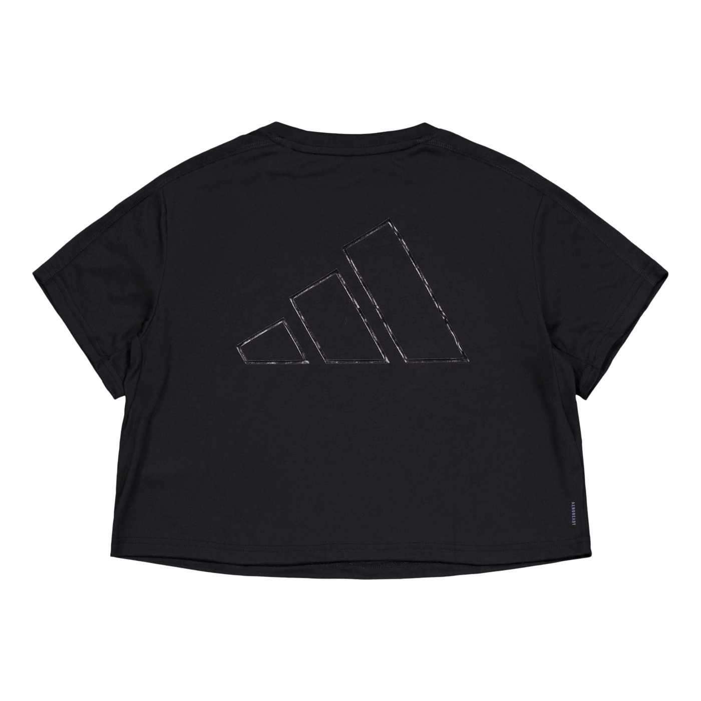 AEROREADY Train Essentials 3 Bar Logo Crop T-Shirt Black