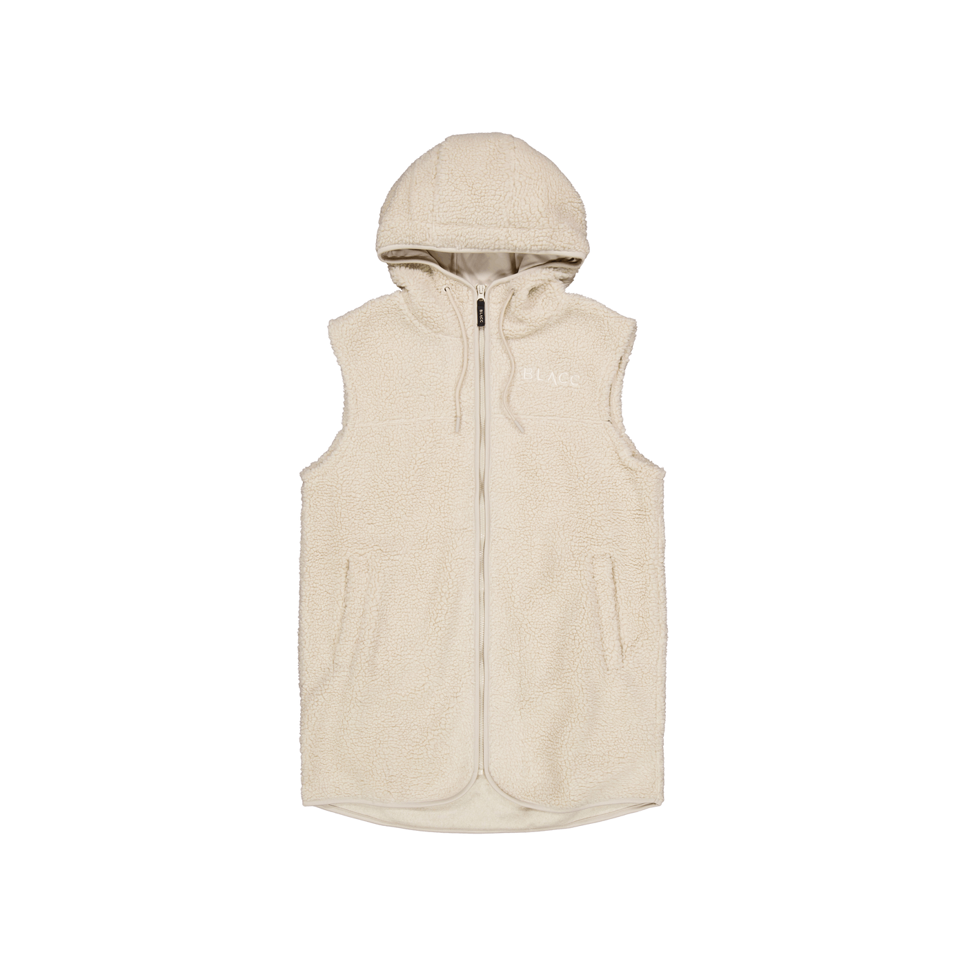 Pile Long Vest Oatmeal