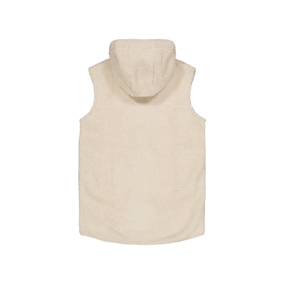 Pile Long Vest Oatmeal