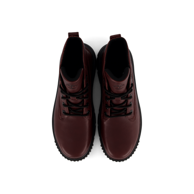 Greyfield Leather Boot Dark Port