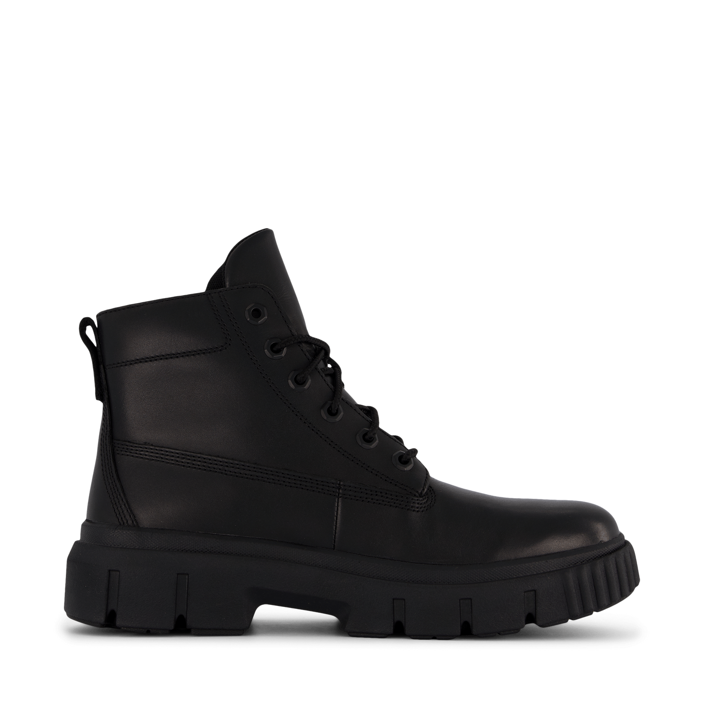 Greyfield Leather Boot Black