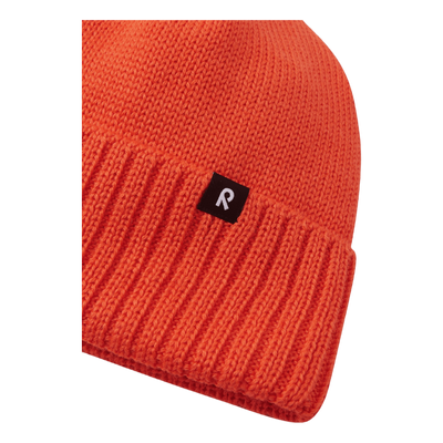 Beanie, Kalotti Red Orange