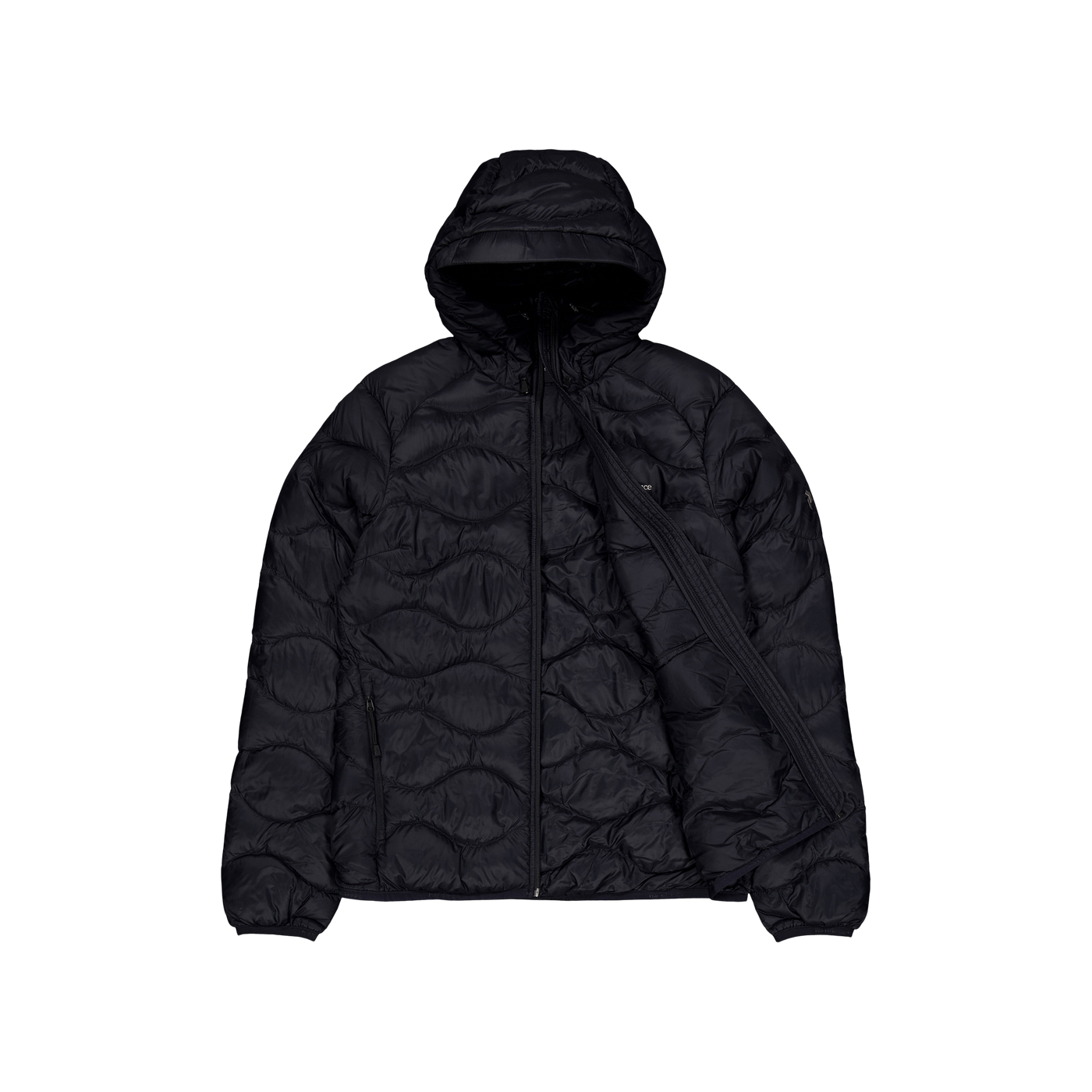 W Helium Down Hood Jacket Black