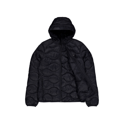 W Helium Down Hood Jacket Black