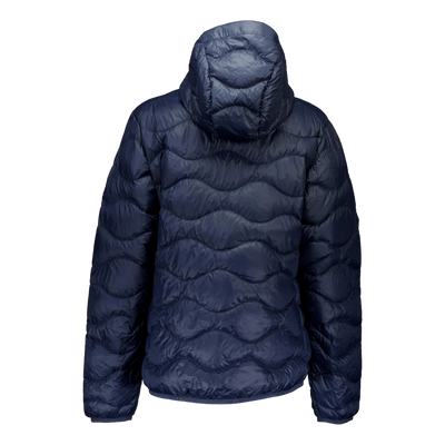 W Helium Down Hood Jacket Blue Shadow