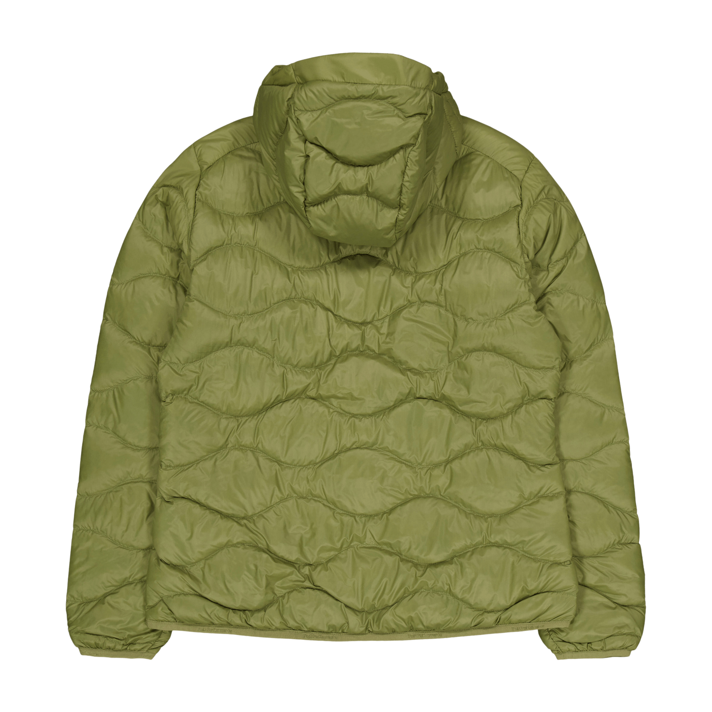 W Helium Down Hood Jacket Snap Green