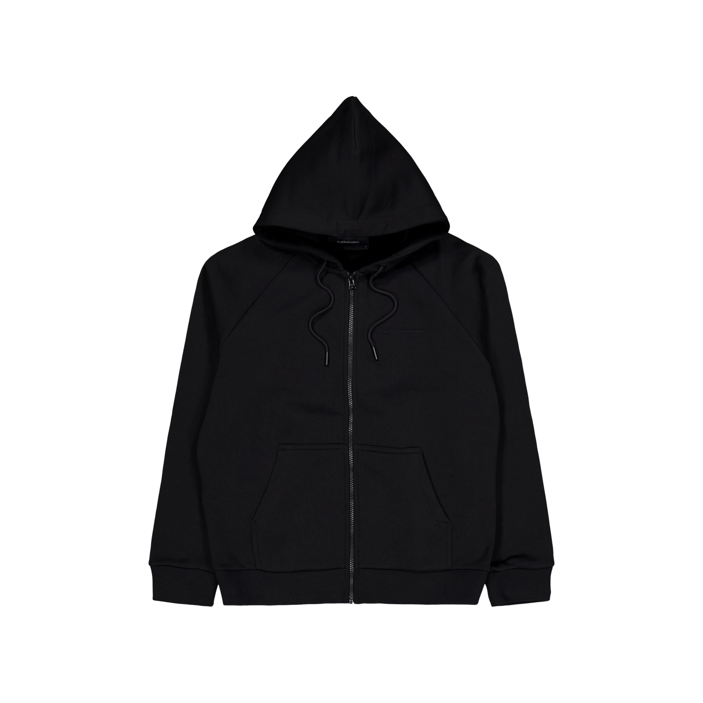 W Original Small Logo Zip Black