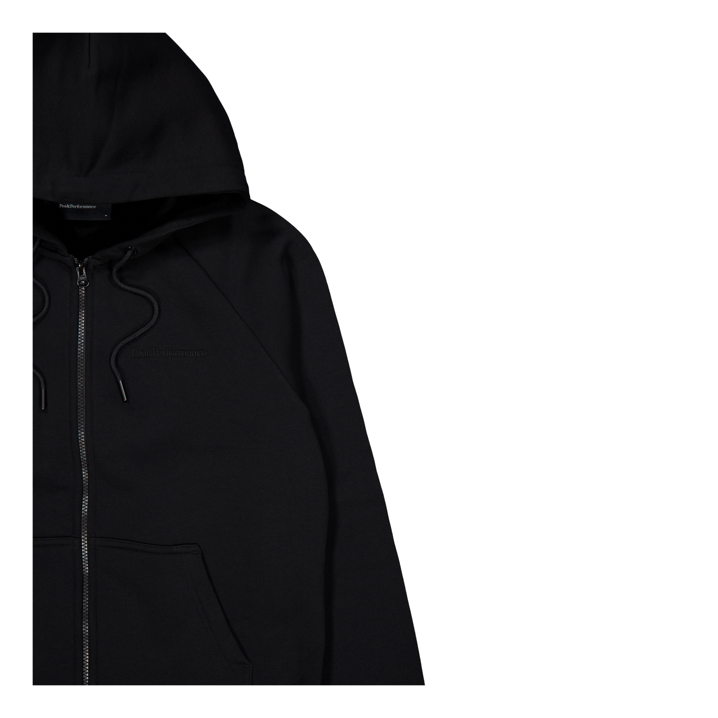 W Original Small Logo Zip Black